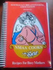 My copy of NMAA Cooks Recipes for busy mothers